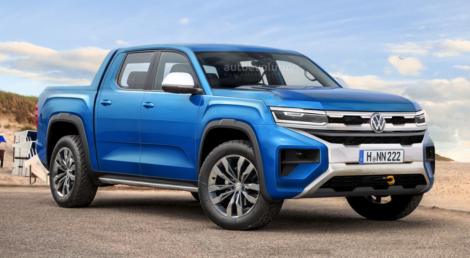 Volkswagen Amarok lần đầu xuất hiện: "Người anh em sinh đôi" với Ford Ranger 2022