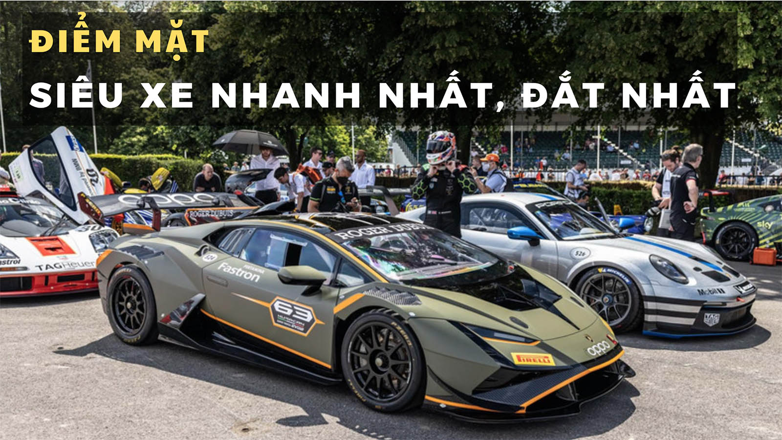 Các siêu xe tốc độ và đắt giá nhất "gặp nhau" tại Goodwood Festival of Speed 2021