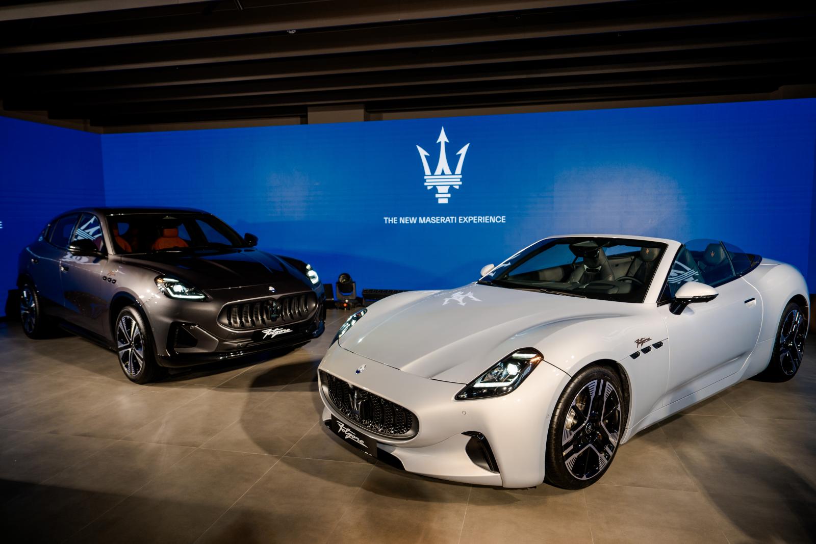 Maserati Việt Nam giới thiệu bộ đôi xe điện hạng sang: Grecale Folgore và GranCabrio Folgore