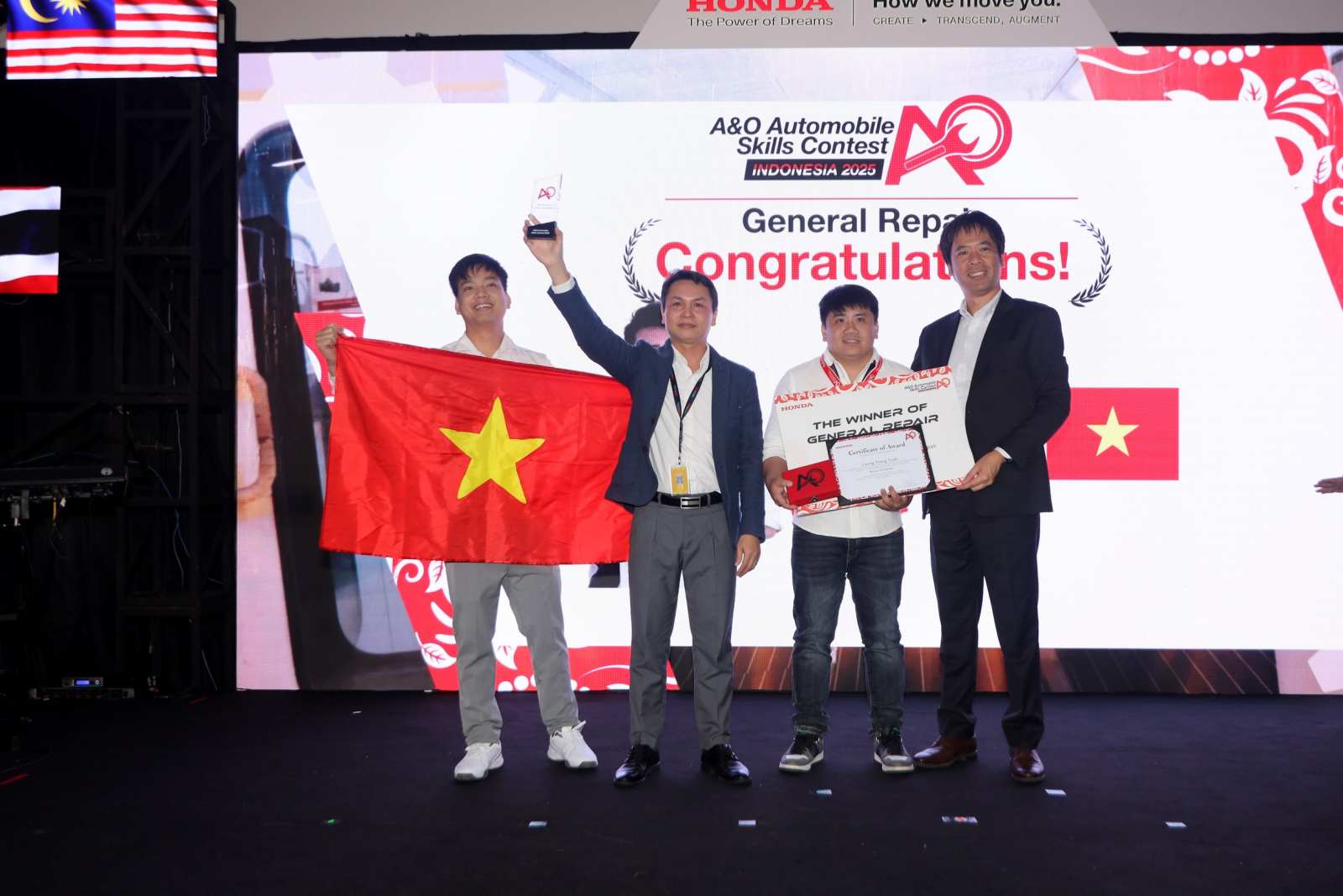 Honda Việt Nam “thắng lớn” tại Hội thi kỹ thuật viên xuất sắc Châu Á – Châu Đại dương 2025