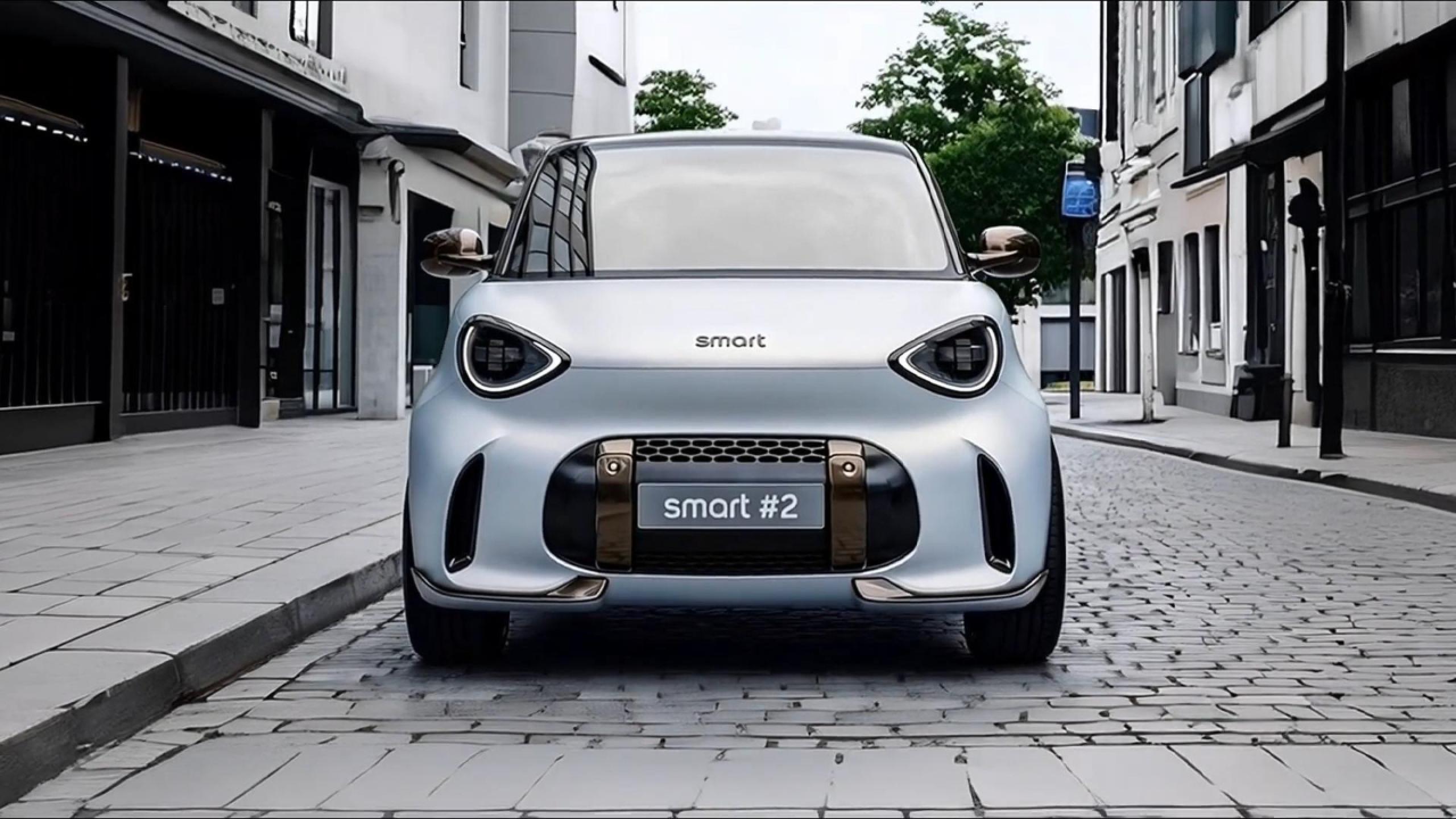 Cận cảnh mẫu Smart #2 2027 hoàn toàn mới