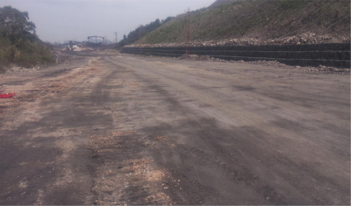 Nghiên cứu thử nghiệm công nghệ NeoWeb (Israel) trong làm đường ô tô chuyên dụng ngành mỏ tại các khu vực có nền đất yếu