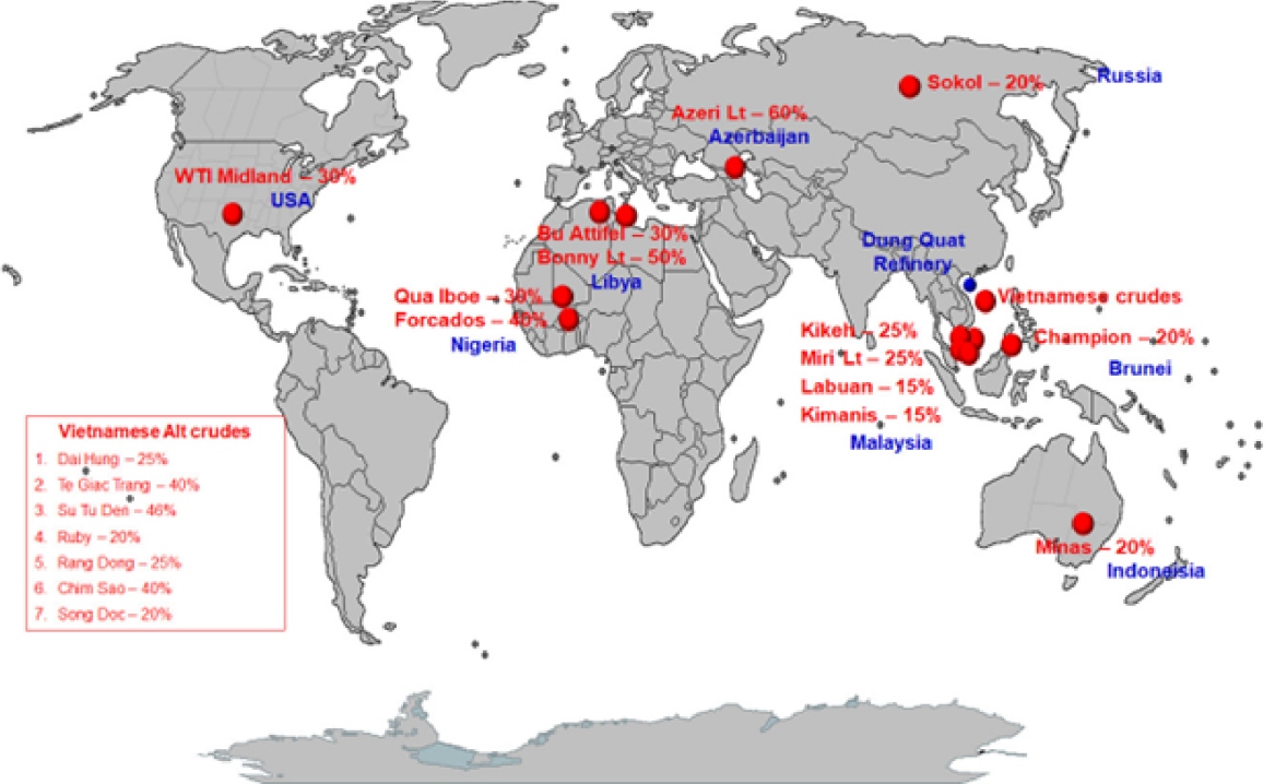 Các giải pháp khoa học công nghệ tối ưu hoá vận hành nhà máy lọc dầu Dung Quất