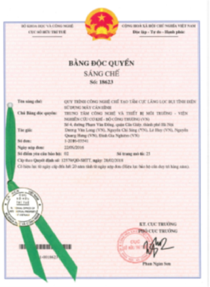 Hoàn thiện thiết kế và chế tạo lọc bụi tĩnh điện công suất 1.000.000 Nm3/h