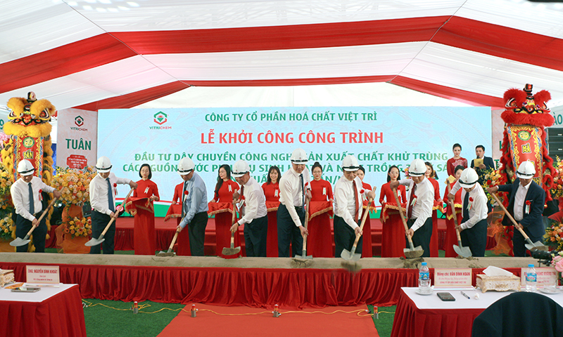 Công ty CP Hóa chất Việt Trì: Khởi công Dự án tăng trưởng xanh, áp dụng kỹ thuật số