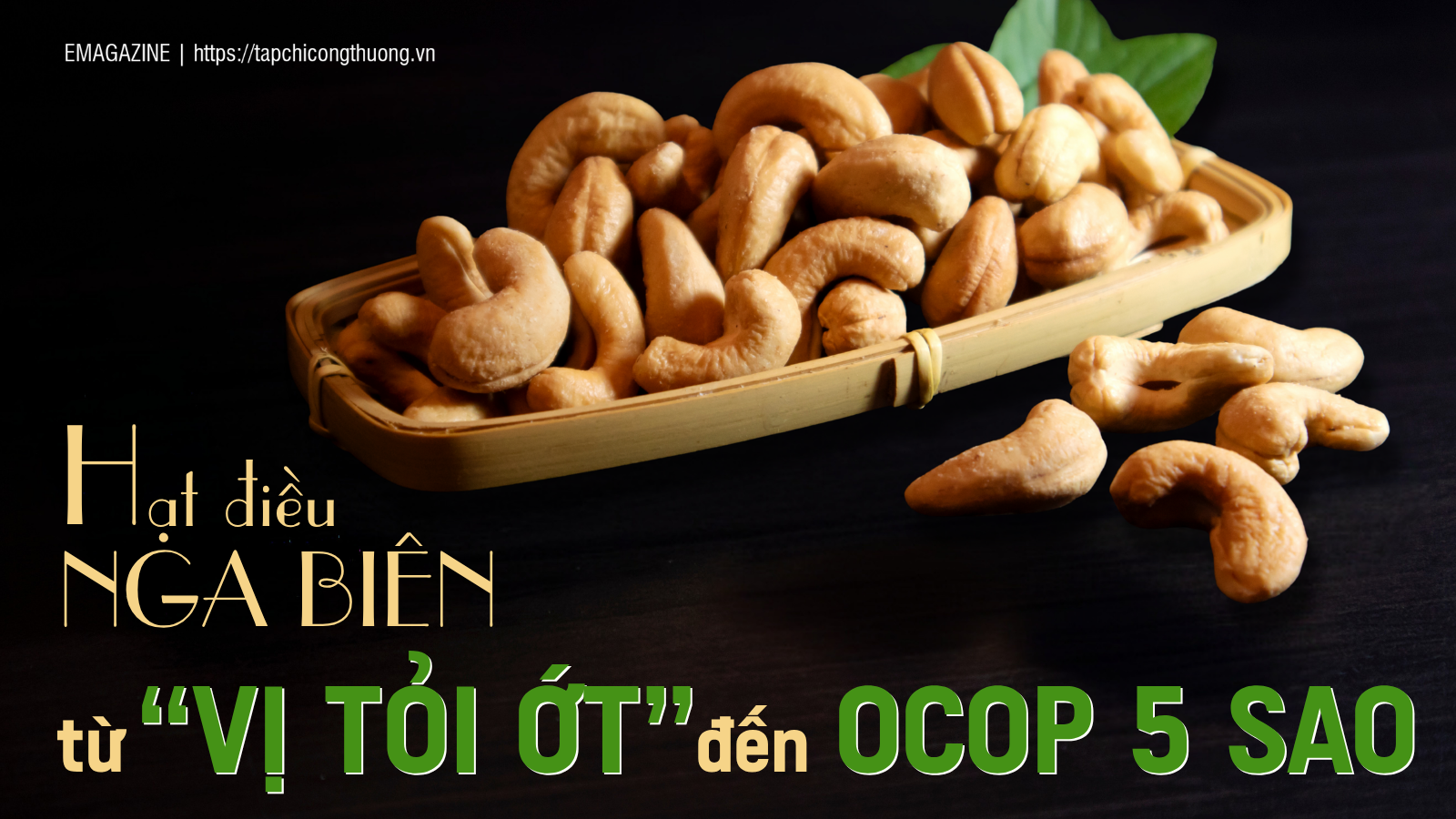 Hạt điều Nga Biên: Từ “Vị tỏi ớt” đến OCOP 5 sao