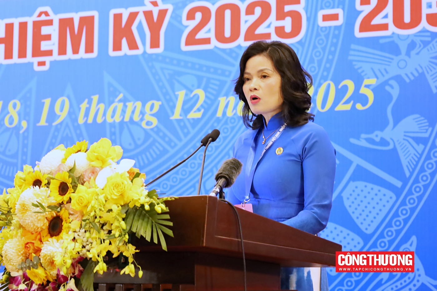 [CHÙM ẢNH] Đại hội Công đoàn Công Thương Việt Nam lần thứ V, nhiệm kỳ 2025 - 2030