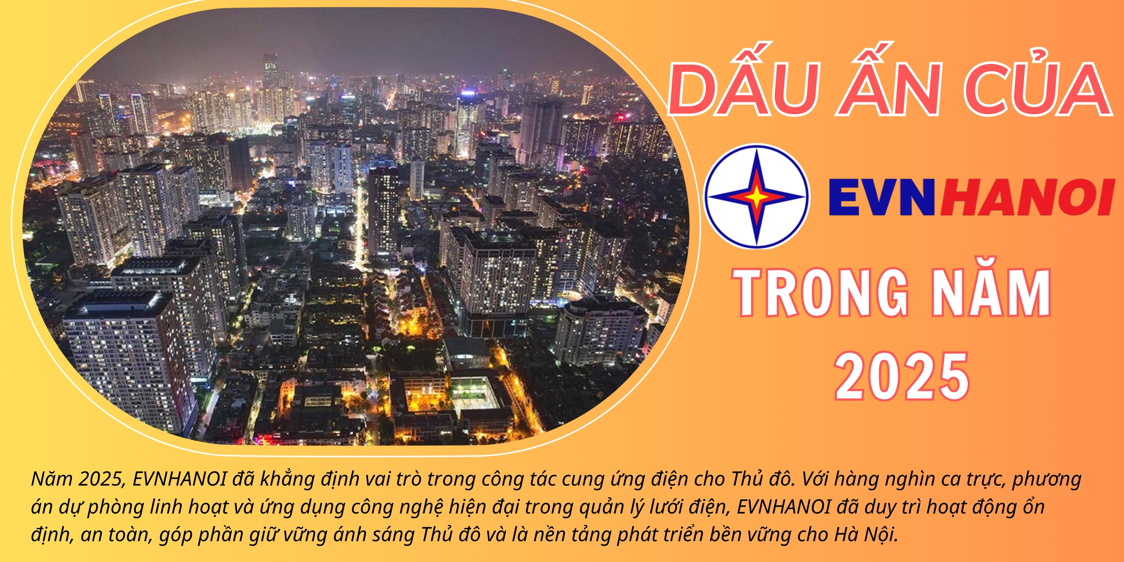 Dấu ấn Tổng công ty Điện lực thành phố Hà Nội trong năm 2025