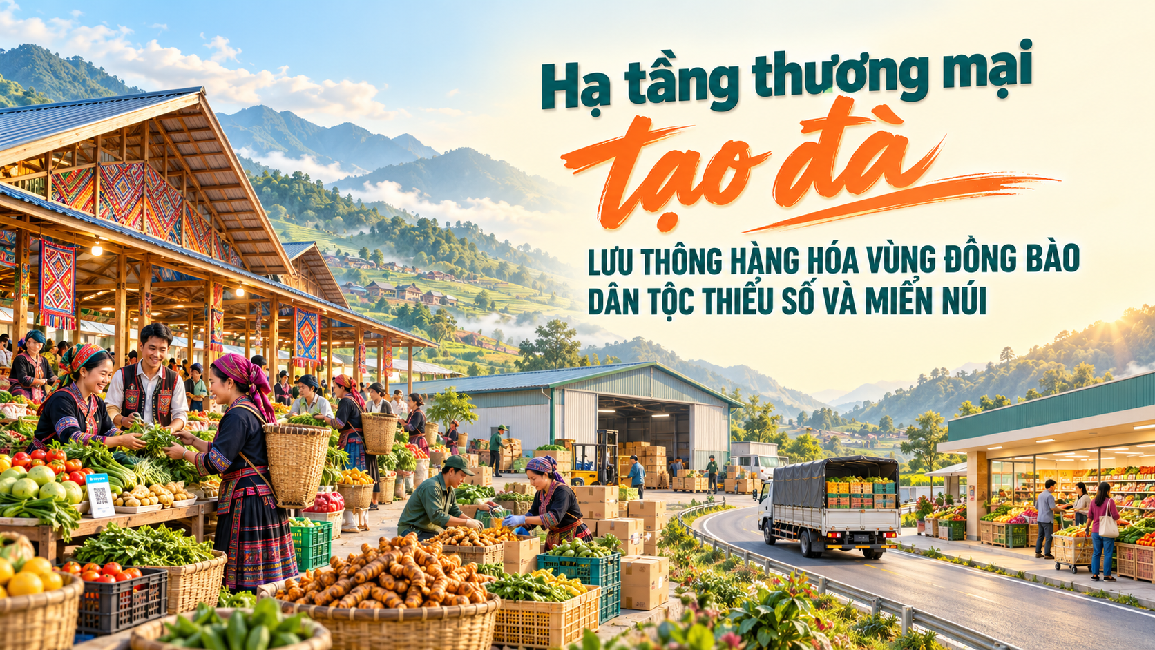 [eMagazine] Hạ tầng thương mại tạo đà lưu thông hàng hóa vùng đồng bào dân tộc thiểu số và miền núi