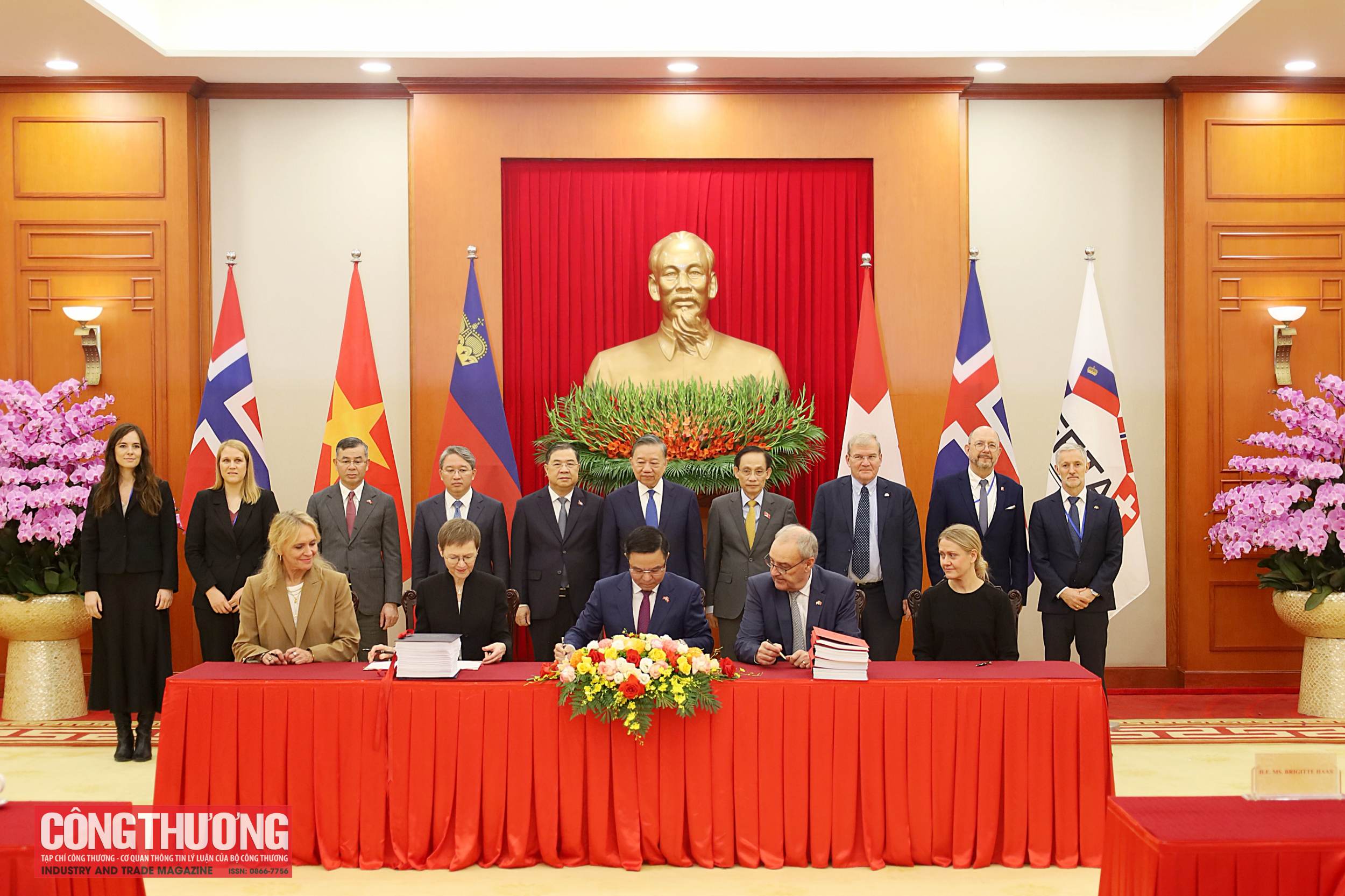 Lễ ký kết Hiệp định Thương mại Tự do Việt Nam - EFTA (VEFTA)