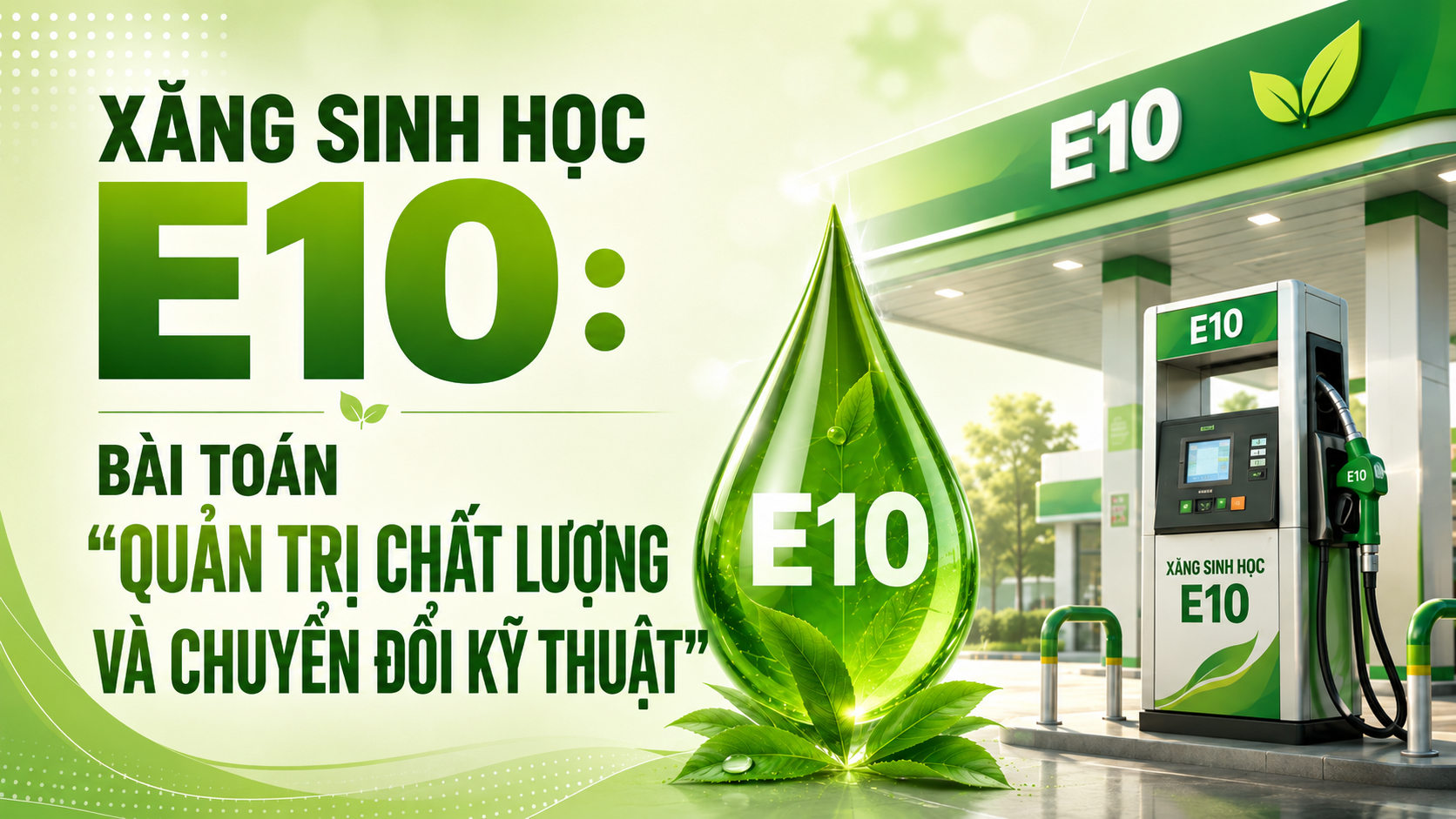 [eMagazine] Xăng sinh học E10: Bài toán “quản trị chất lượng và chuyển đổi kỹ thuật”