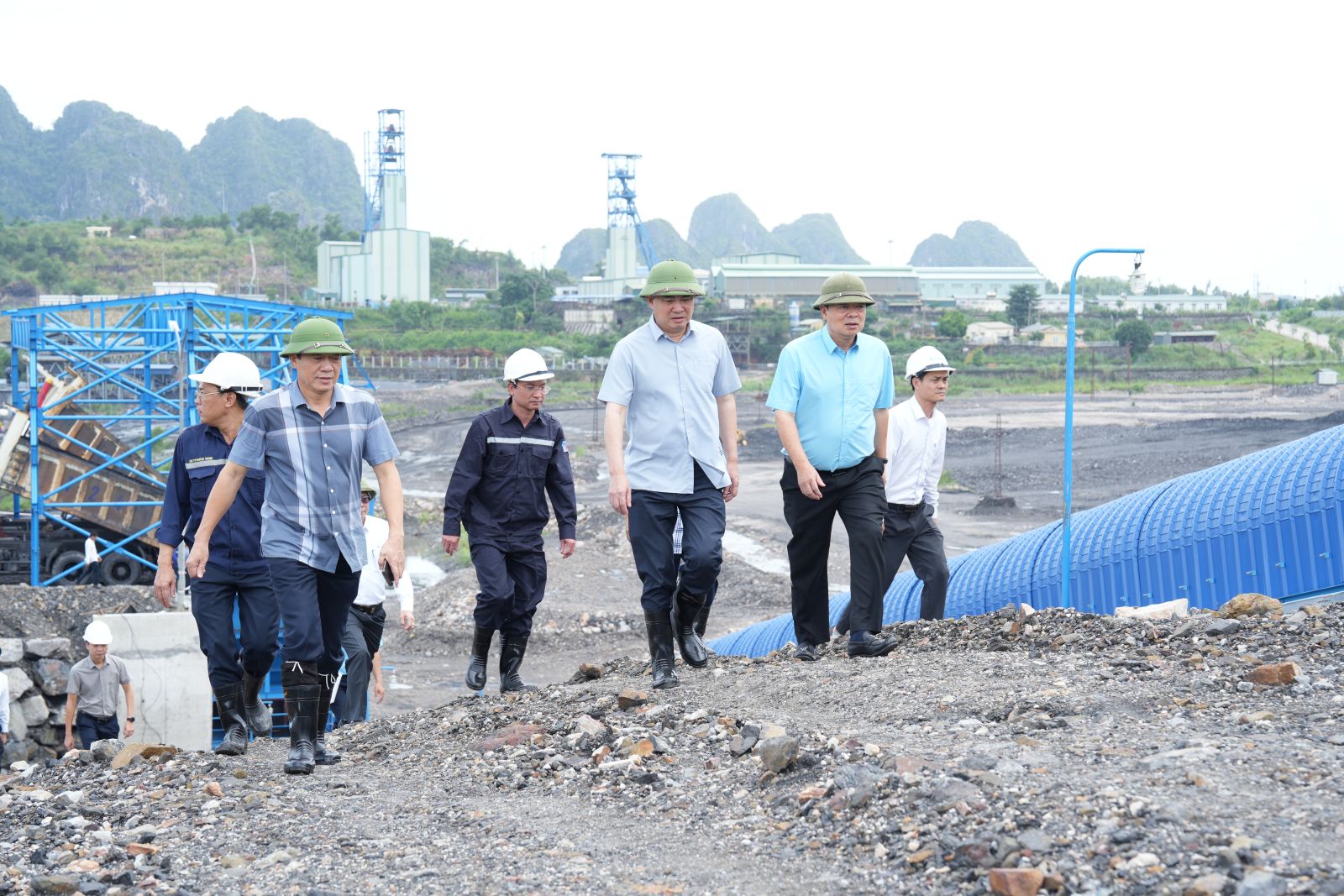 TKV đẩy nhanh tiến độ dự án băng tải vận chuyển than Núi Béo - Hà Tu - Trung tâm Chế biến - Làng Khánh