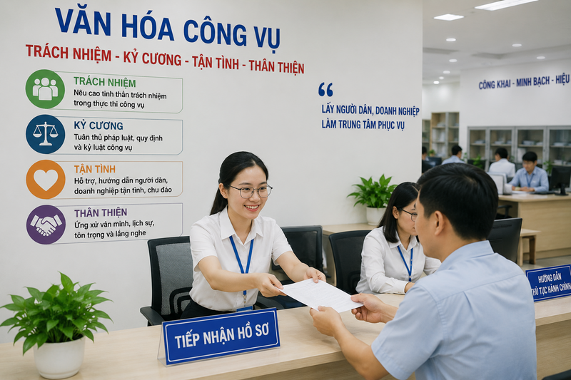 Văn hóa công vụ trong quản trị phát triển xã hội trên nền tảng số ở Việt Nam: Thực trạng và giải pháp