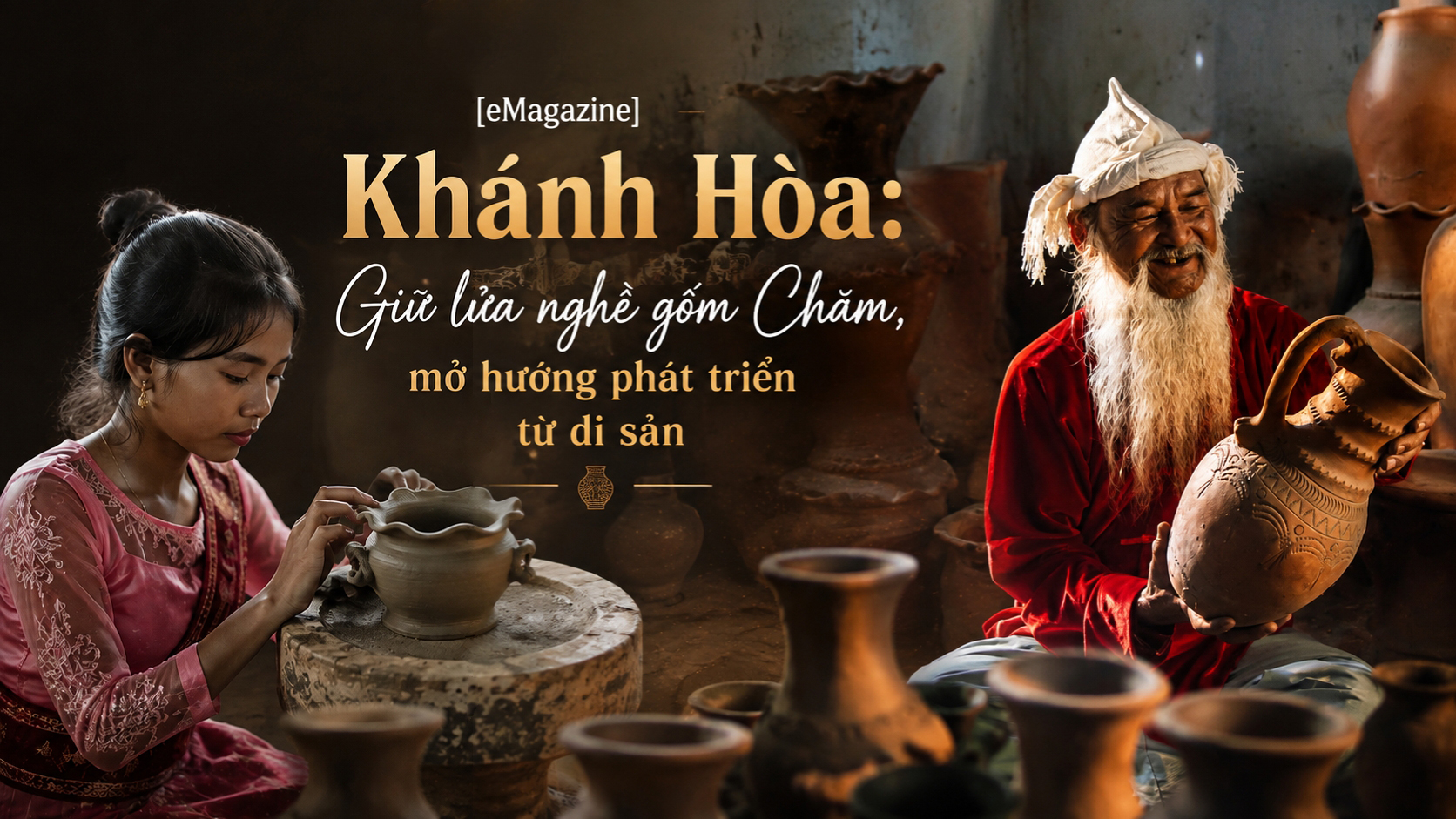[eMagazine] Khánh Hòa: Giữ lửa nghề gốm Chăm, mở hướng phát triển từ di sản