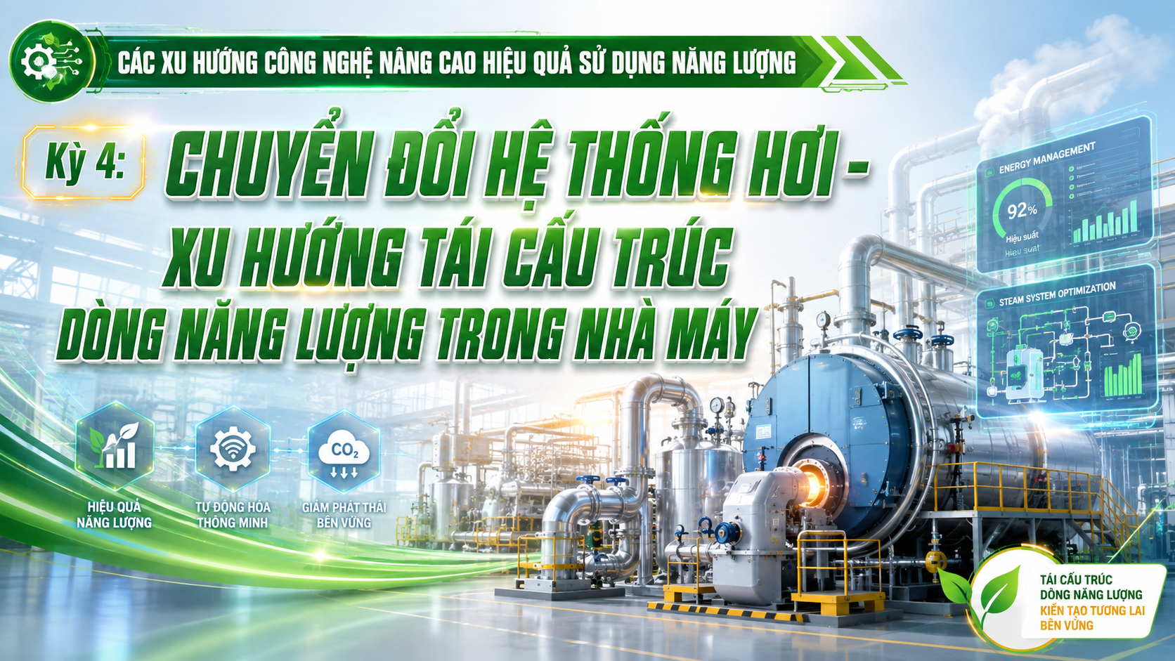 [Emagazine] Kỳ 4: Chuyển đổi hệ thống hơi - Xu hướng tái cấu trúc dòng năng lượng trong nhà máy