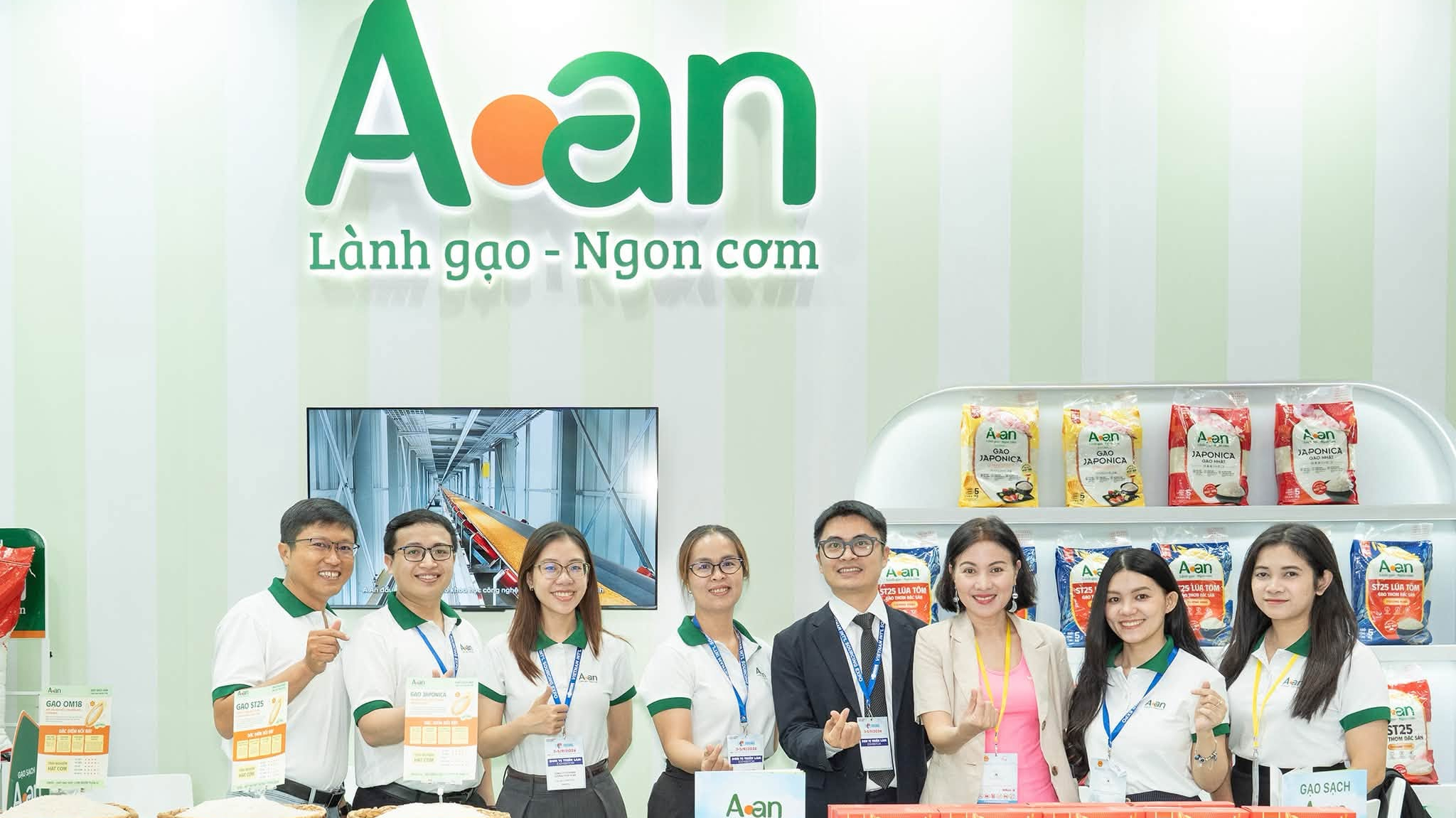 Gạo sạch Aan tăng cường kết nối chuỗi cung ứng, mở rộng thị trường quốc tế