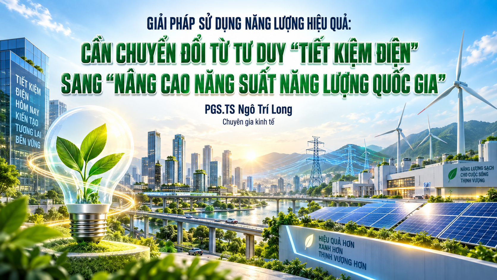 [Emagazine] Giải pháp sử dụng năng lượng hiệu quả: Cần chuyển đổi từ tư duy “tiết kiệm điện” sang “nâng cao năng suất năng lượng quốc gia”