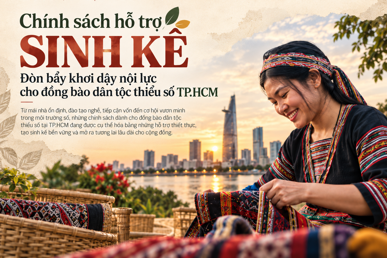 (Emagazine) Chính sách hỗ trợ sinh kế: Đòn bẩy khơi dậy nội lực cho đồng bào dân tộc thiểu số TP. Hồ Chí Minh