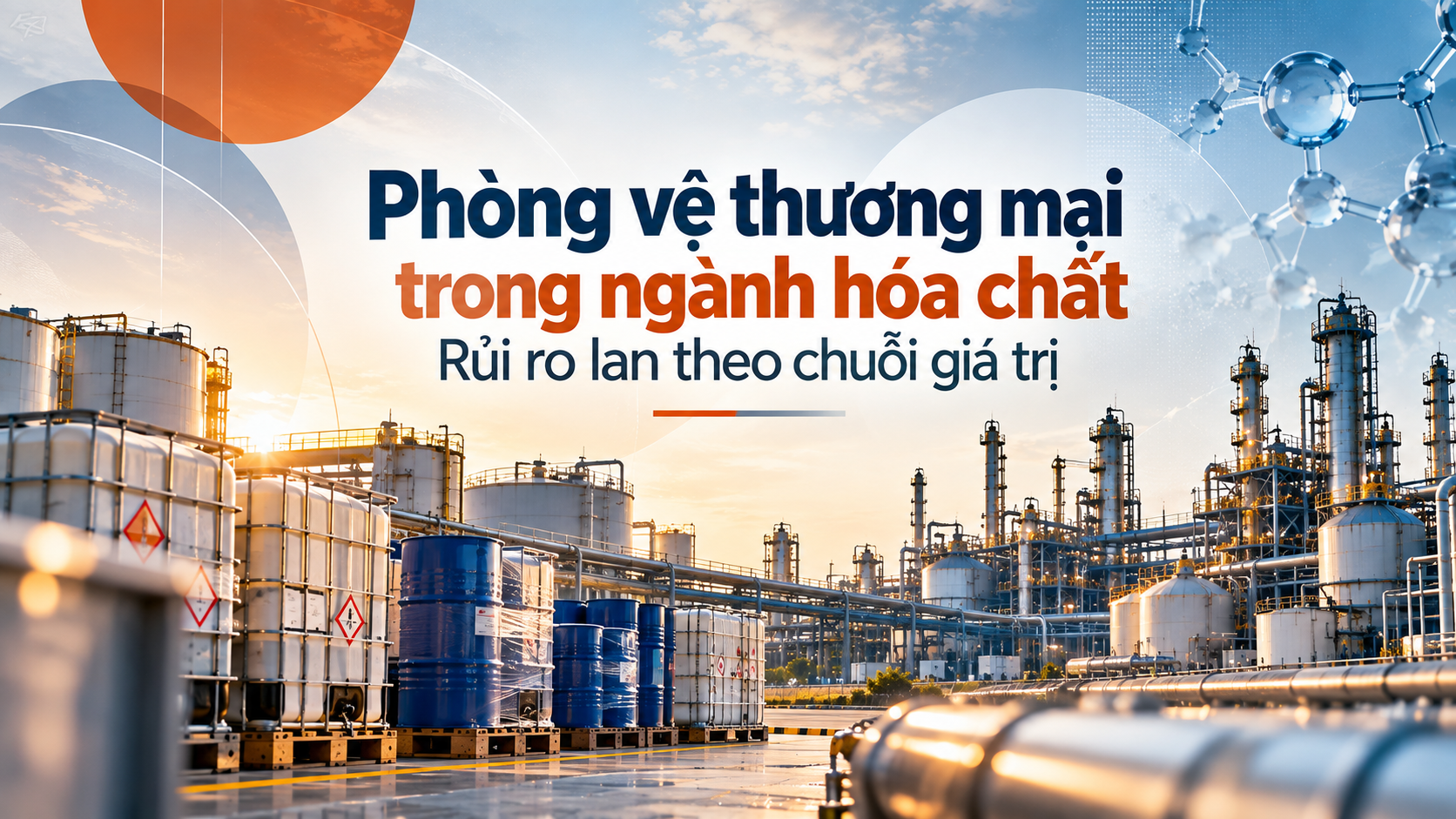 [eMagazine] Phòng vệ thương mại trong ngành hóa chất: Rủi ro lan theo chuỗi giá trị