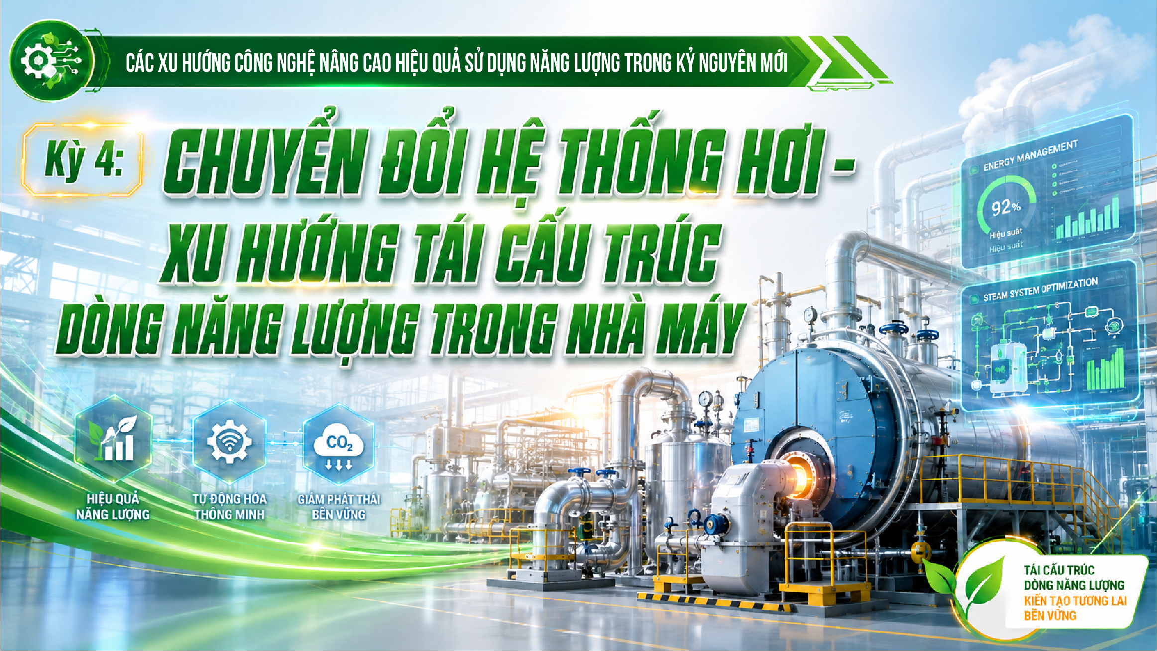 [Emagazine] Kỳ 4: Chuyển đổi hệ thống hơi - Xu hướng tái cấu trúc dòng năng lượng trong nhà máy