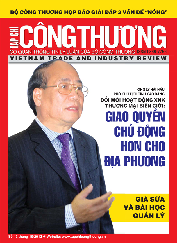 Tạp chí Công Thương số 13. Xuất bản tháng 10/2013
