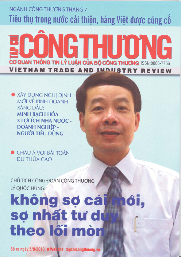 Tạp chí Công Thương số 9. Xuất bản tháng 8/2013