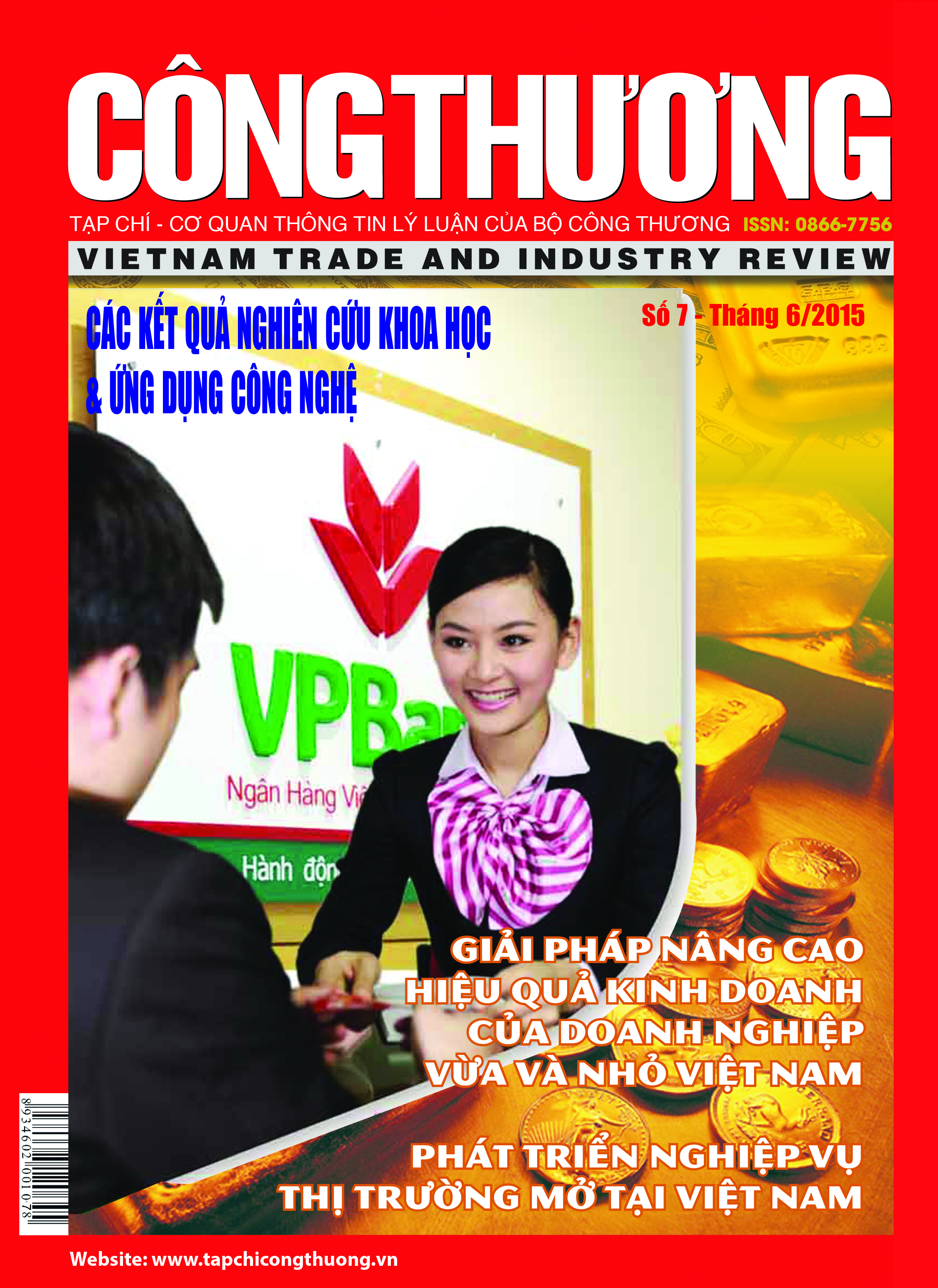 Các kết quả nghiên cứu khoa học và ứng dụng công nghệ số 7, tháng 6/2015