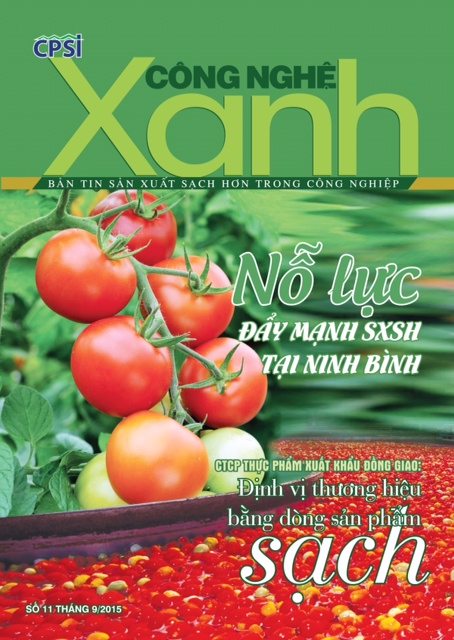 Bản tin Công nghệ xanh tháng 92015
