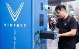 Tủ đổi pin xe máy điện VinFast được nhượng quyền, giá 210 triệu đồng