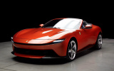 Chiêm ngưỡng Ferrari Amalfi Spider 2026 màu cam đầy chất Ý
