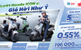 Honda Việt Nam ưu đãi 5 triệu đồng cho xe máy điện ICON e:, hỗ trợ trả góp lãi suất thấp
