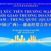Sắp diễn ra Hội nghị Xúc tiến thương mại, Đầu tư và kết nối giao thương doanh nghiệp Việt Nam - Trung Quốc (Quảng Tây)