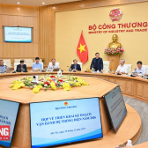Thứ trưởng Nguyễn Hoàng Long họp triển khai kế hoạch vận hành hệ thống điện năm 2026