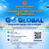 Sắp diễn ra Diễn đàn Xúc tiến xuất khẩu Việt Nam 2026