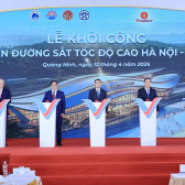 Khởi công tuyến đường sắt tốc độ cao Hà Nội - Quảng Ninh