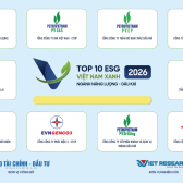 BSR vào Top 10 Doanh nghiệp ESG Việt Nam Xanh 2026: Dấu ấn chuyển đổi xanh của ngành lọc - hóa dầu