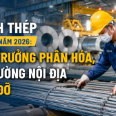 [eMagazine] Ngành thép nửa cuối năm 2026: Tăng trưởng phân hóa, thị trường nội địa là bệ đỡ