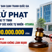 Ủy ban Cạnh tranh Quốc gia xử phạt Công ty TNHH Giải pháp Sức khỏe Tự nhiên - Vitamia 200 triệu đồng