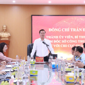 Giám đốc Sở Công Thương Hà Nội làm việc với QLTT, đánh giá kết quả kiểm soát thị trường 8 tháng