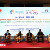 Hàng tiêu dùng Việt thích ứng và bứt phá thị trường toàn cầu