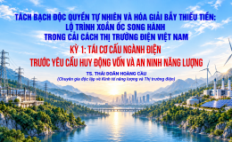 [KỲ 1] Tách bạch độc quyền tự nhiên và hóa giải bẫy thiếu tiền - Lộ trình xoắn ốc song hành trong cải cách thị trường điện Việt Nam: Tái cơ cấu ngành điện trước yêu cầu huy động vốn và an ninh năng lượng