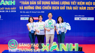Công đoàn Công Thương Việt Nam lan tỏa lối sống xanh từ phong trào "Toàn dân sử dụng năng lượng tiết kiệm và hiệu quả hưởng ứng Giờ Trái đất"