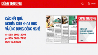 Tạp chí Công Thương được công nhận là Tạp chí đạt tiêu chuẩn khoa học Việt Nam năm 2026