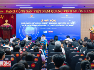 Những hình ảnh ấn tượng tại Lễ phát động Phong trào thi đua “Sáng kiến mỗi ngày” trong ngành Công Thương năm 2026 và khởi động Cuộc thi “Nhóm giải pháp Đổi mới sáng tạo - Chuyển đổi số ngành Công Thương"
