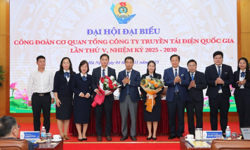 Đại hội đại biểu Công đoàn Cơ quan EVNNPT lần thứ V, nhiệm kỳ 2025-2030 thành công tốt đẹp