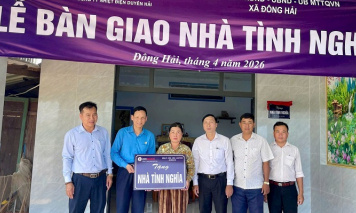 Nhiệt điện Duyên Hải: Tiếp tục gửi trao mái ấm nghĩa tình đến người dân Vĩnh Long