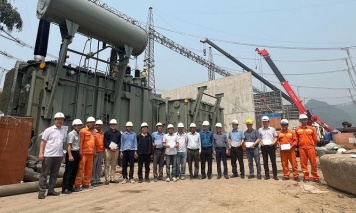 Công đoàn EVNNPT tiếp sức công trường, Dự án nâng công suất TBA 500kV Hòa Bình về đích đúng hẹn