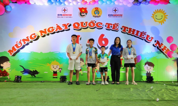 Sôi nổi Hội thao thiếu nhi EVNGENCO2 và chương trình vui Tết 1/6/2026