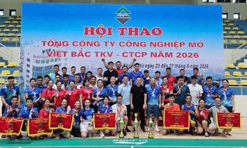 Tổng công ty Công nghiệp mỏ Việt Bắc TKV – CTCP tổ chức thành công Hội thao năm 2026