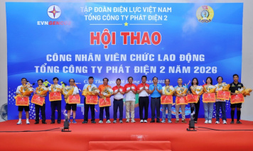 Hội thao Tổng công ty Phát điện 2: Sôi nổi, gắn kết thiết thực chào mừng Ngày Quốc khánh